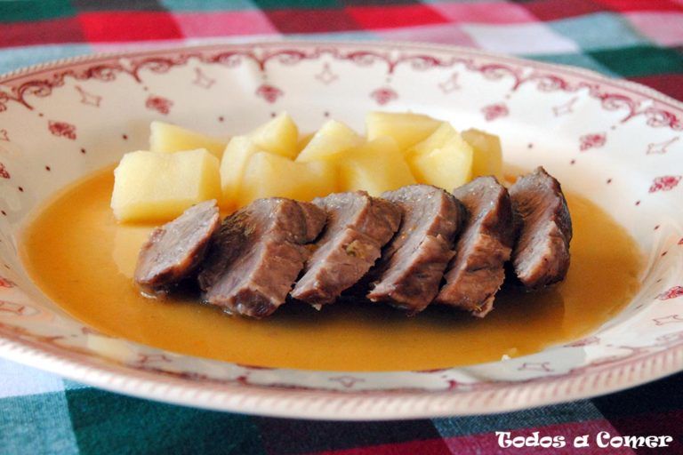 Carrilleras en su jugo, de Berasategui - Emplatado