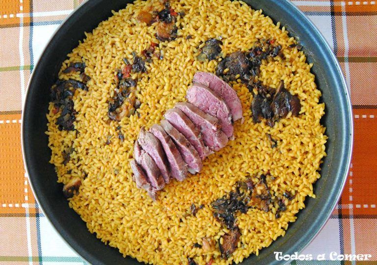 Arroz con magret de pato y setas - 2