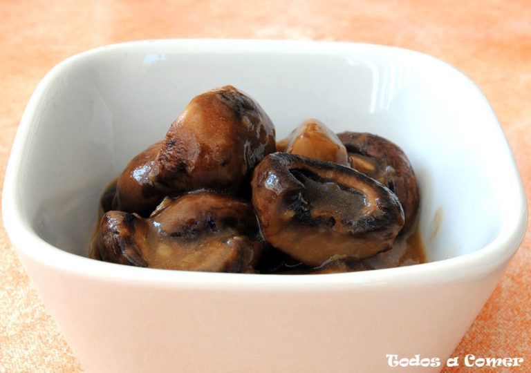 Champiñones en salsa de vino blanco de Arguiñano