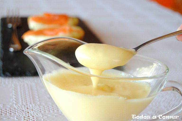 Salsa holandesa. Receta paso a paso