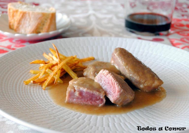 Solomillo de cerdo al Pedro Ximenez