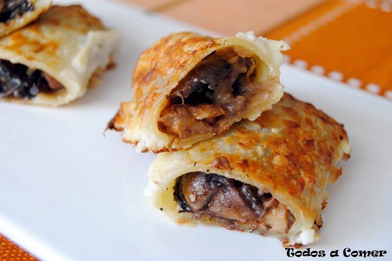 Canelones de setas - Portada