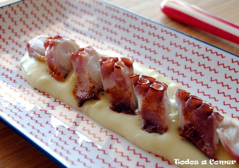 Pulpo a la brasa - Receta