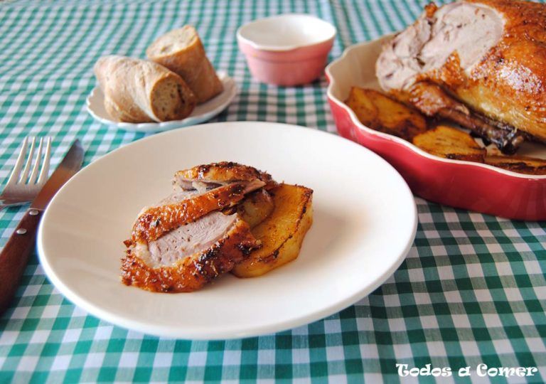 Pato al horno con glaseado de miel - Portada