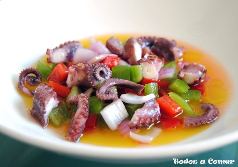 Pulpo en vinagreta - Receta casera