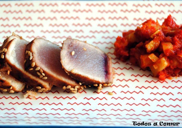 Bonito marinado a la plancha - Receta