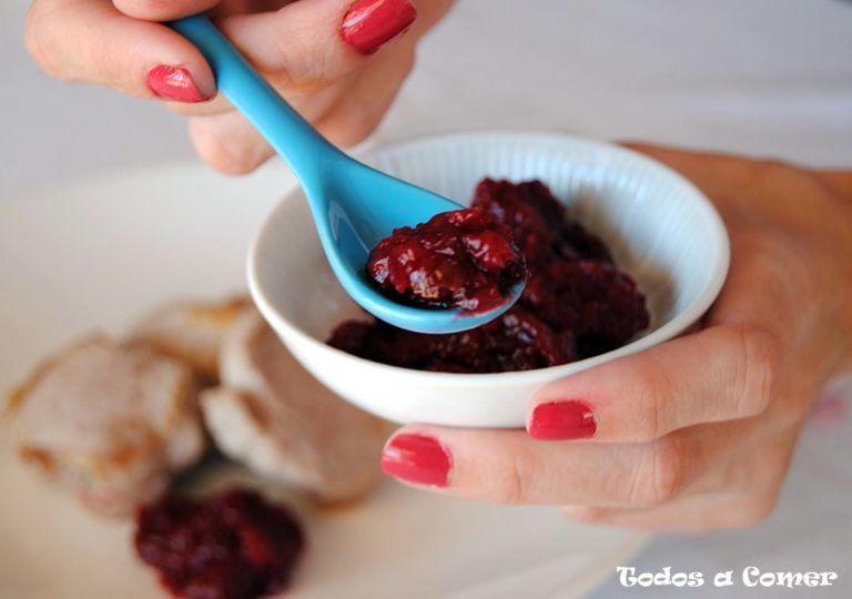 Chutney de ciruelas rojas - Receta
