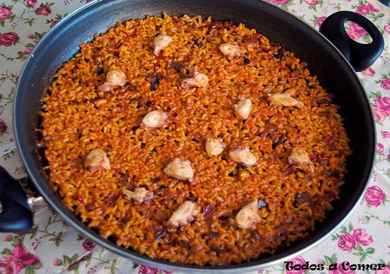 Receta de arroz con pulpo - Portada
