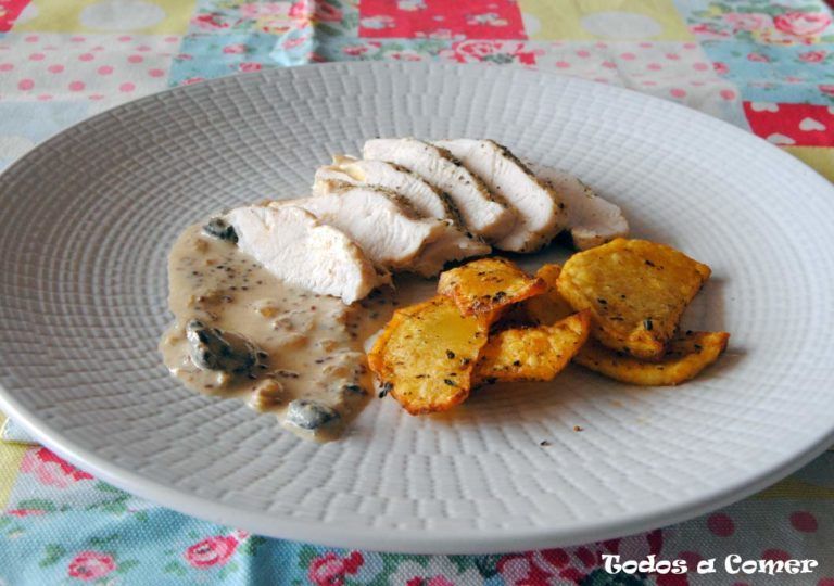 Pechuga de pollo en papillote (en la sartén) - Receta