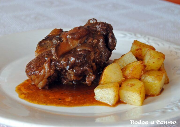 Rabo guisado al vino - Receta