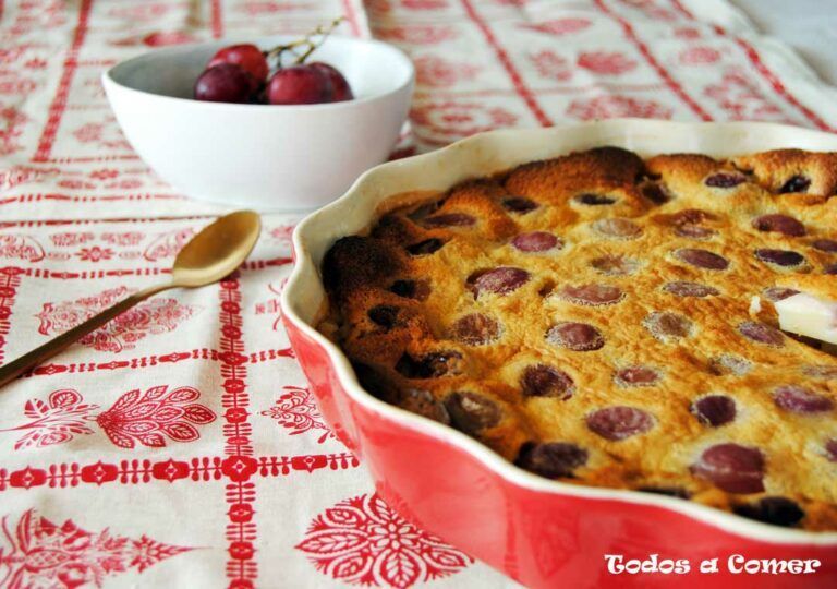 Clafoutis de uvas