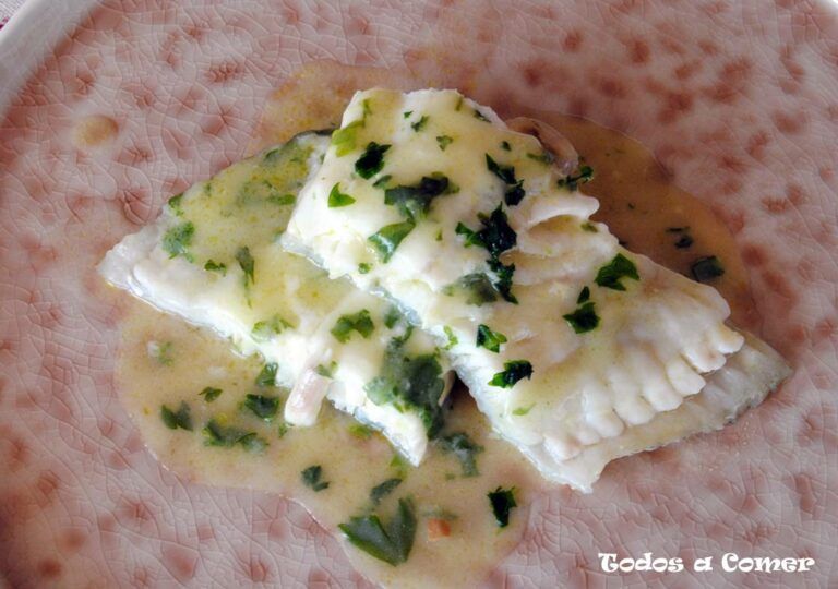 Rodaballo en salsa verde
