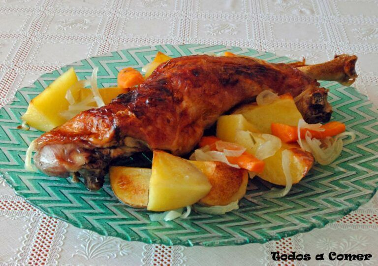 Receta de pierna de pavo asada