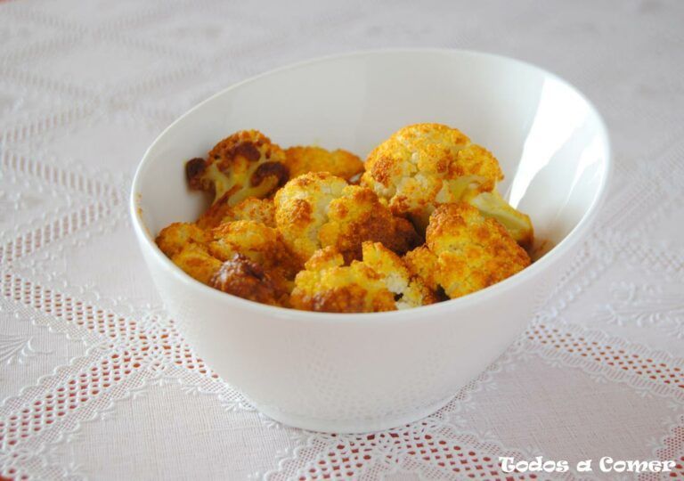 Receta de coliflor al horno con especias