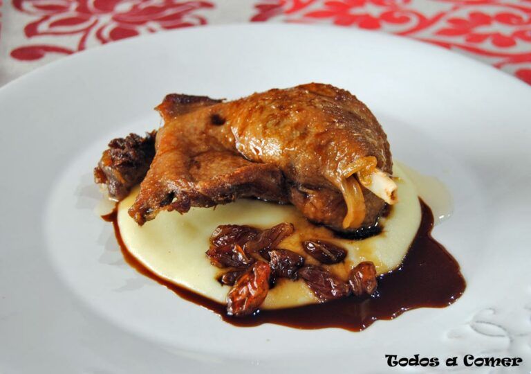 Receta de confit de pato al pedro ximénez