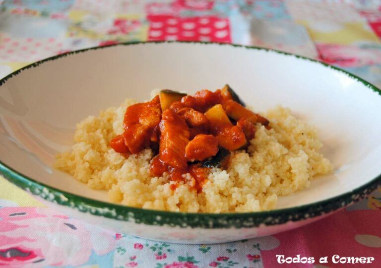 Cuscús con verduras y pollo