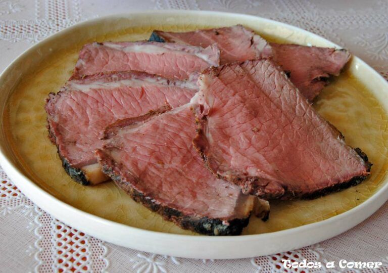 Rosbif (o roast beef) al Kamado. Carne al punto