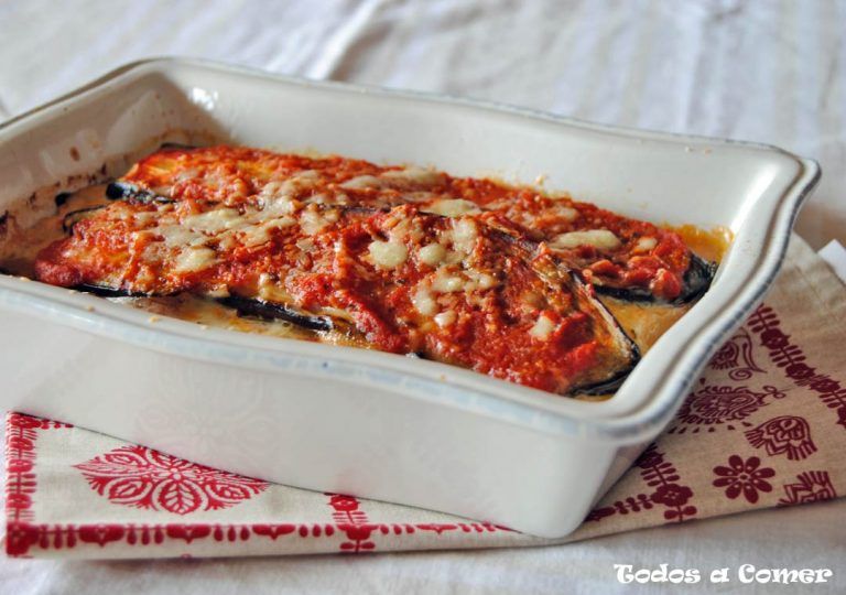 Berenjenas a la parmesana. Receta italiana