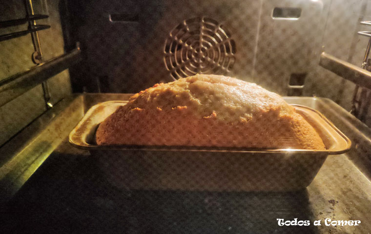 Bizcocho de cerveza rubia- En el horno