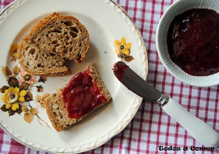 Receta casera de mermelada de ciruelas rojas