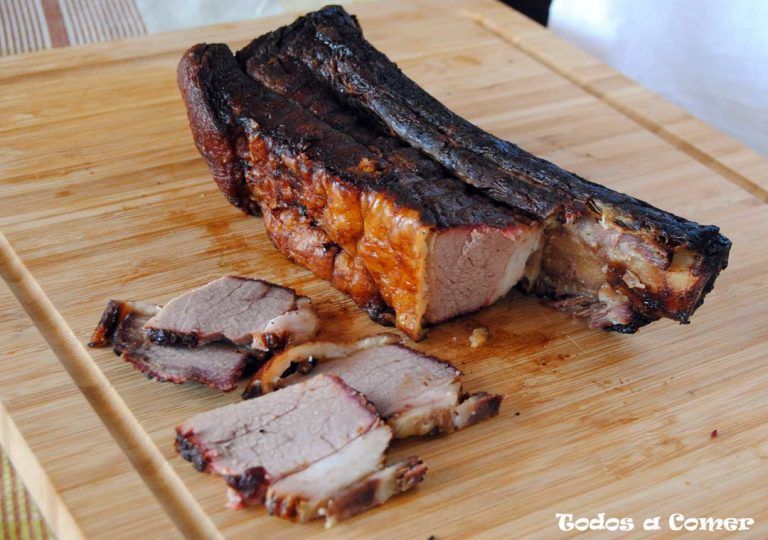 costillas de ternera al kamado