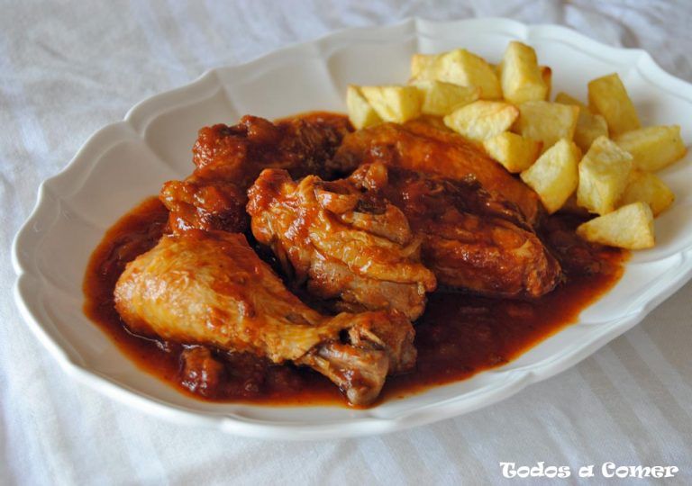 Pollo con tomate fácil