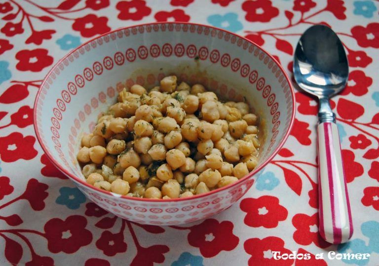 Garbanzos a la libanesa