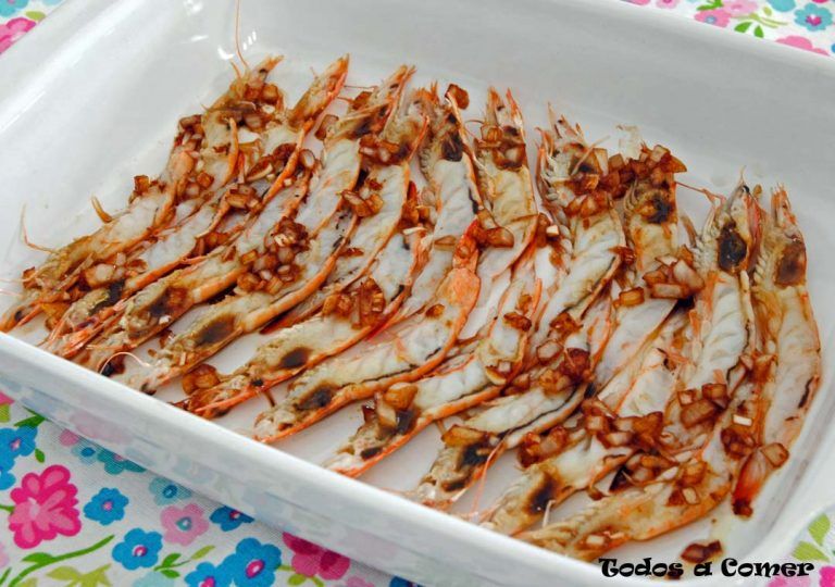 langostinos al estilo oriental