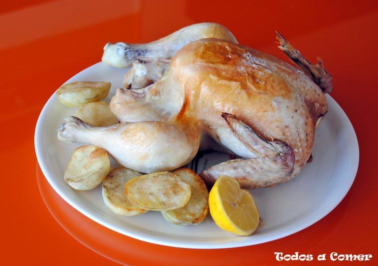Receta fácil de pollo al horno a baja temperatura
