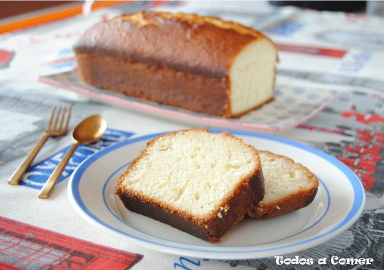 Bizcocho de queso y limón