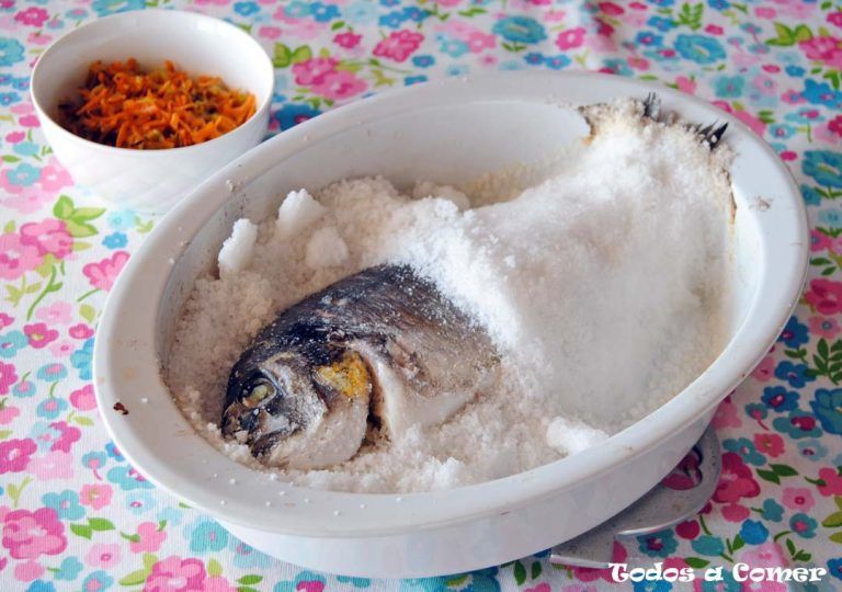 Receta de dorada a la sal al horno