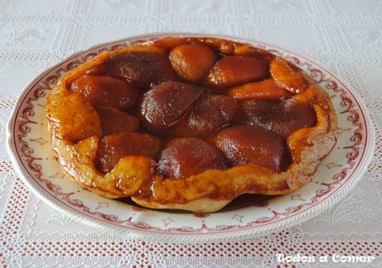 Tarta tatin de manzana