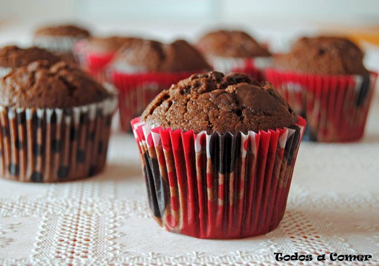 Muffins de chocolate estilo Starbuck