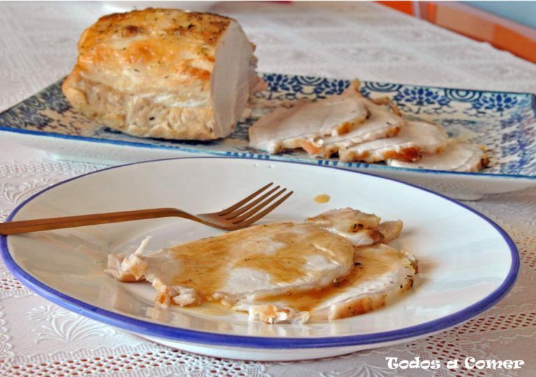 Lomo de cerdo al horno con cerveza