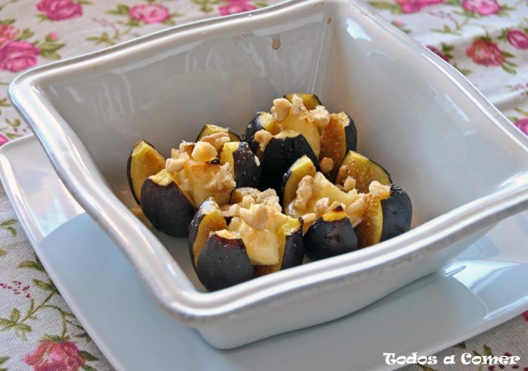Receta fácil de higos rellenos de queso