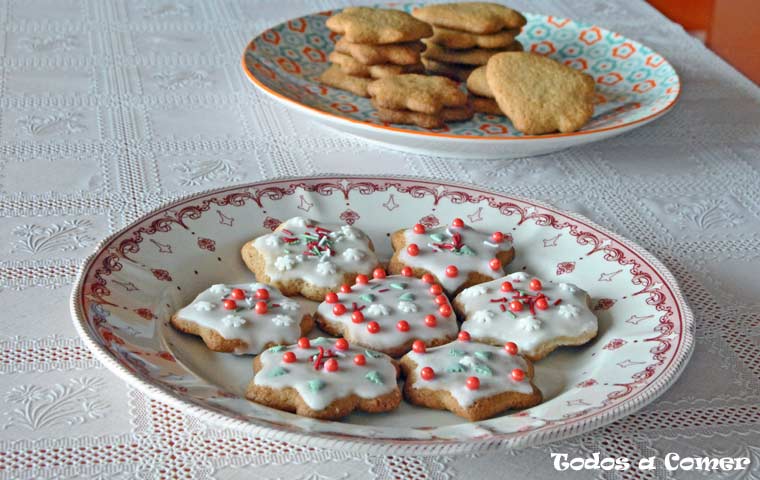 Galletas de jengibre navideñas