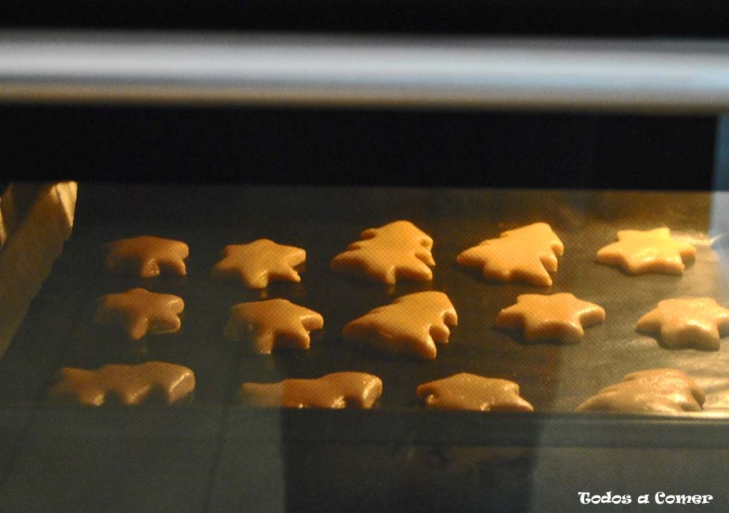 Galletas de jengibre de Navidad- En el horno