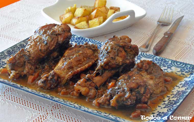 Receta fácil de alas de pavo en salsa