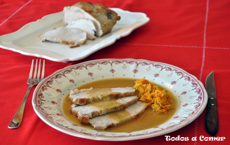 Lomo de cerdo en olla express