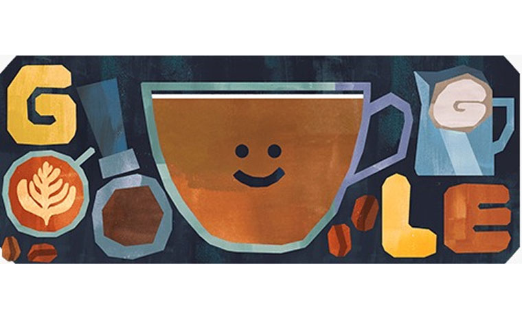Doodle de Google del café Flat White