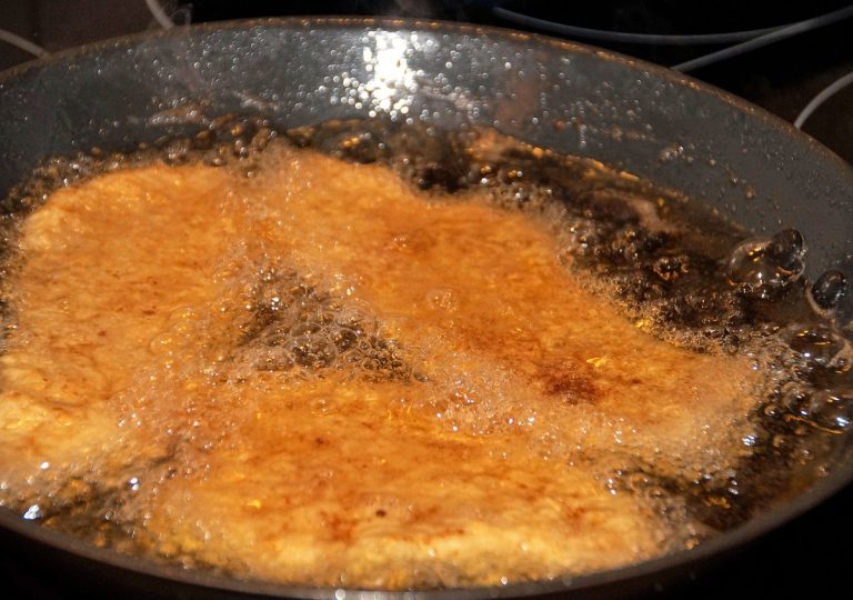 fritura con harina de pescado
