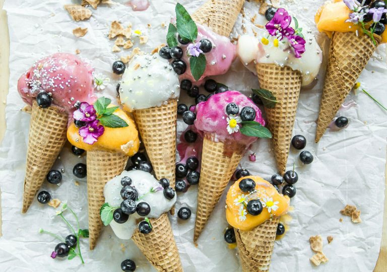 ¿Qué diferencia hay entre el helado y el sorbete?