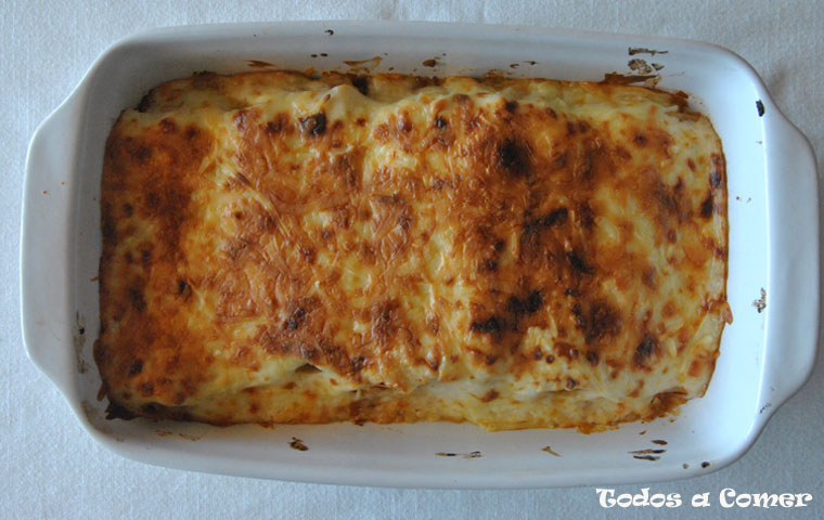 Canelones de carrilleras- Listos para servir