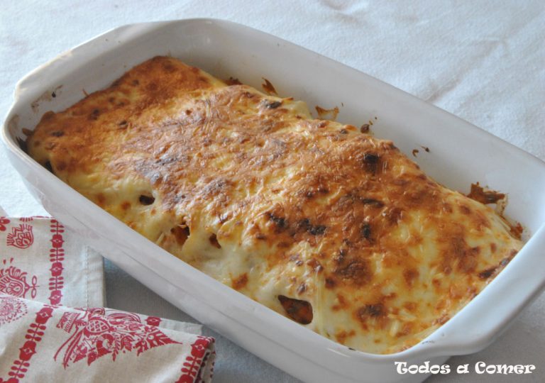 Canelones de carrilleras. Receta para ocasiones especiales