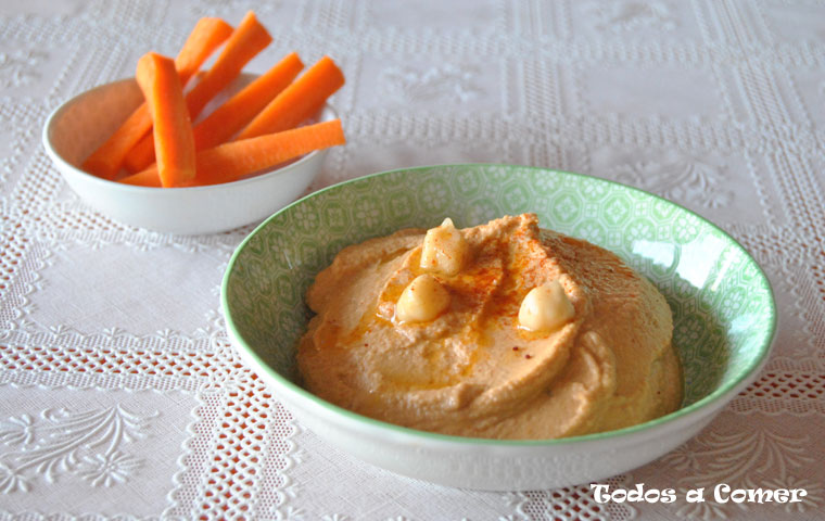 Hummus de tomate seco, una receta deliciosa para el aperitivo
