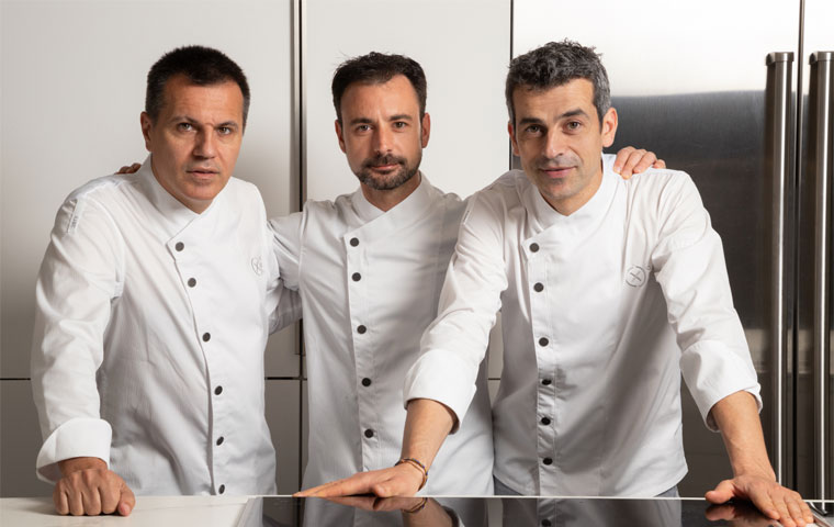 Restaurante Disfrutar: Mateu Casañas, Oriol Castro y Eduard Xatruch