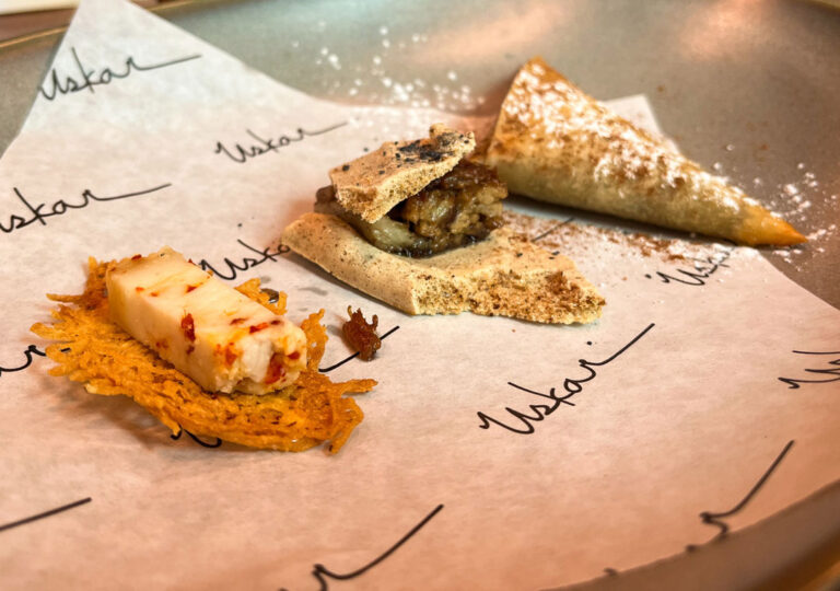 Menú degustación de cordero segureño del restaurante Uskar