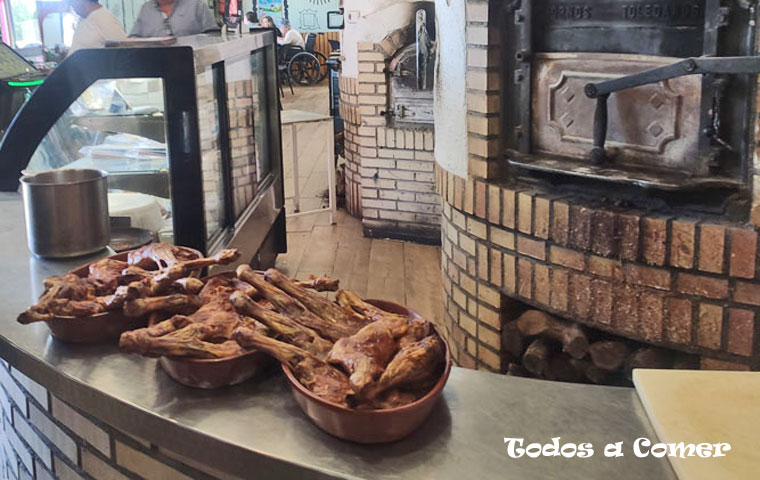 Horno de leña del asador Las Esparteras
