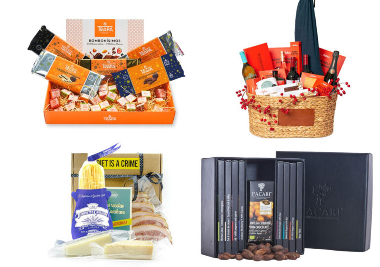 Cestas gourmet para Navidad
