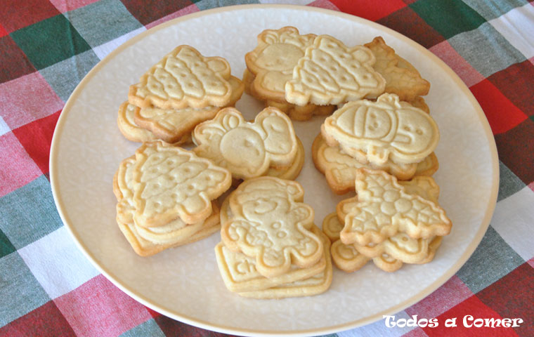 Galletas de mantequilla navideñas paso a paso